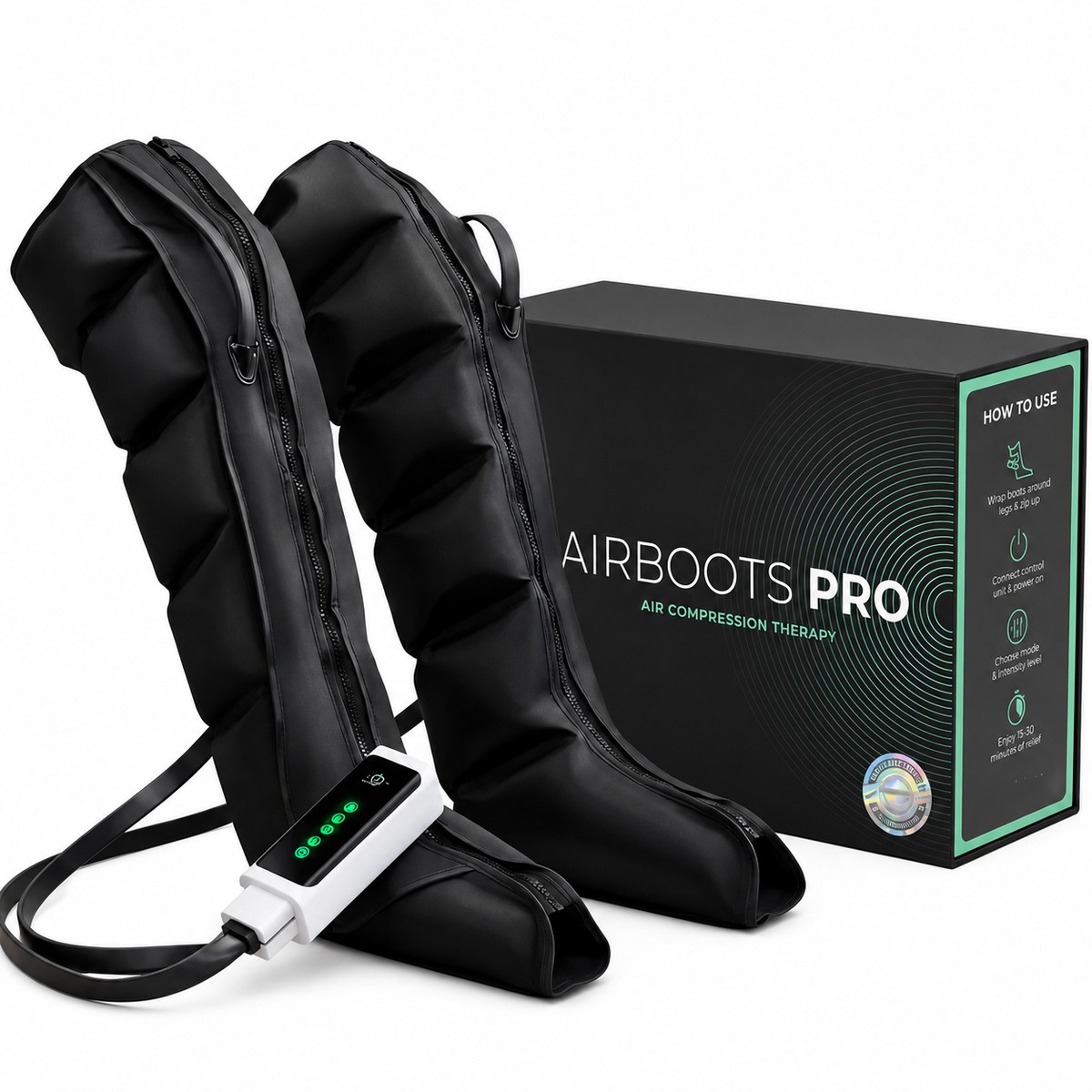 AirBoots Pro® – kompressionsmassage til benene