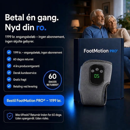 FootMotion Pro® – Terapeutisk 3-i-1 fodmassageapparat