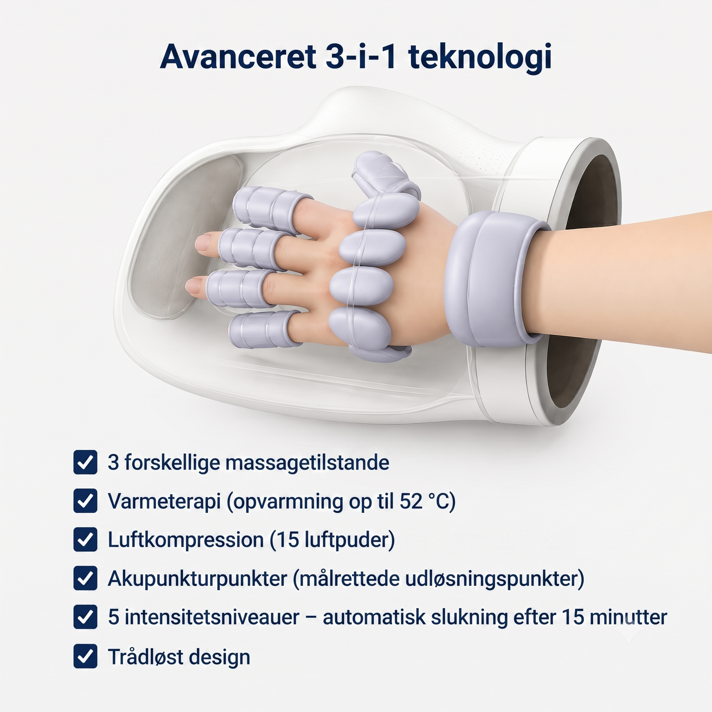 HandMotion® – 3-i-1 håndmassager
