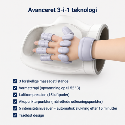 HandMotion® – 3-i-1 håndmassager