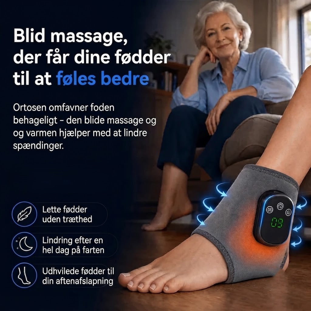 FootMotion Pro® – Terapeutisk 3-i-1 fodmassageapparat
