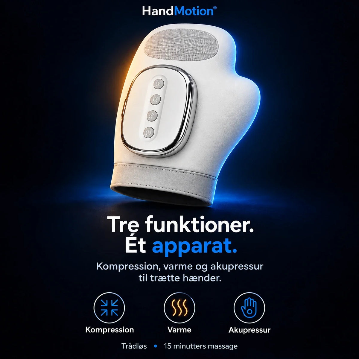 HandMotion® – håndmassage med varme, kompression og akupressur