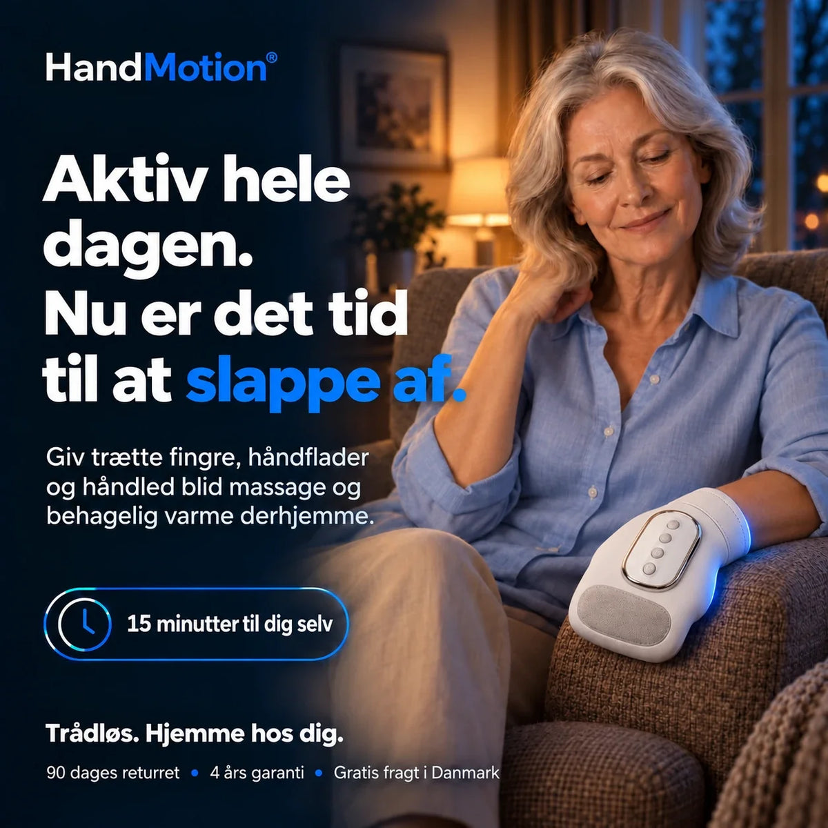 HandMotion® – håndmassage med varme, kompression og akupressur