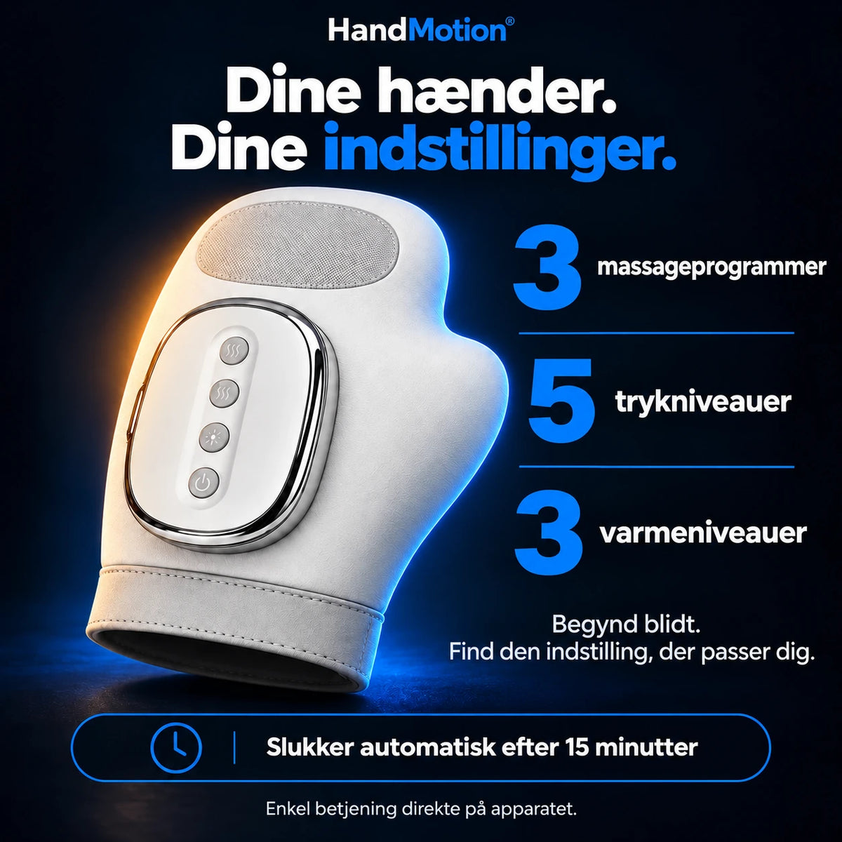 HandMotion® – produktinformation på dansk